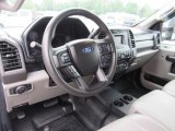 2018 Ford F550 Super Duty XL Crew Cab 4x4 Chassis Earth Gray Interior