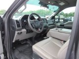 2017 Ford F550 Super Duty XL Regular Cab 4x4 Rollback Truck Medium Earth Gray Interior