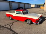 1957 Flame Red Ford Ranchero Custom #138283903
