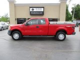 2011 Vermillion Red Ford F150 XL SuperCab 4x4 #138283899