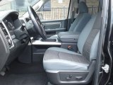 2018 Ram 1500 Big Horn Quad Cab 4x4 Black/Diesel Gray Interior