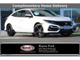 2020 Platinum White Pearl Honda Civic Sport Hatchback #138295855