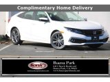 2020 Platinum White Pearl Honda Civic EX Sedan #138295852