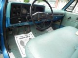1979 Chevrolet C/K C30 Scottsdale Regular Cab Blue Interior
