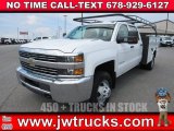 2015 Summit White Chevrolet Silverado 3500HD WT Crew Cab #138306498