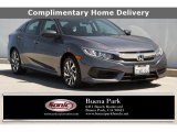 2017 Sonic Gray Pearl Honda Civic EX Sedan #138306426