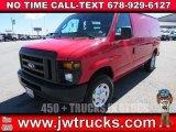 Vermillion Red Ford E-Series Van in 2014