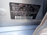 2020 Ioniq Hybrid Color Code for Stellar Silver - Color Code: T2X