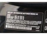 2017 4 Series Color Code for Black Sapphire Metallic - Color Code: 475