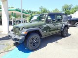 2020 Sarge Green Jeep Wrangler Unlimited Sport 4x4 #138319375