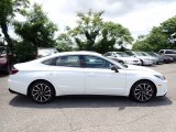 2020 Quartz White Hyundai Sonata SEL Plus #138337039