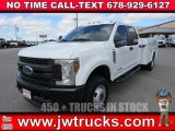 2019 Oxford White Ford F350 Super Duty XL Crew Cab 4x4 Chassis #138347854