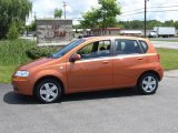 2007 Spicy Orange Chevrolet Aveo 5 LS Hatchback #13826994