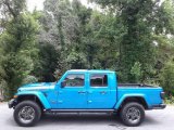 2020 Hydro Blue Pearl Jeep Gladiator Rubicon 4x4 #138360462