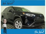 2019 Midnight Black Metallic Toyota RAV4 LE AWD Hybrid #138360611