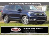 2020 Obsidian Blue Pearl Honda Pilot EX #138360546