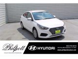 2020 Frost White Pearl Hyundai Accent SE #138374096