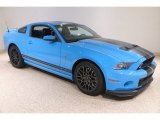 2013 Grabber Blue Ford Mustang Shelby GT500 SVT Performance Package Coupe #138374183