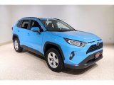 2019 Blue Flame Toyota RAV4 XLE #138374174