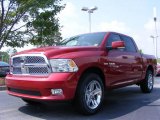 2009 Inferno Red Crystal Pearl Dodge Ram 1500 Sport Crew Cab #13822135