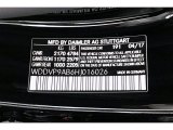2017 B Color Code for Cosmos Black Metallic - Color Code: 191