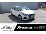 2020 Frost White Pearl Hyundai Accent SE #138390347