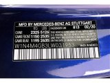 2020 GLB Color Code for Galaxy Blue Metallic - Color Code: 813