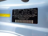 2020 Veloster Color Code for Performance Blue - Color Code: SFB