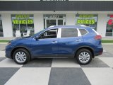 2019 Caspian Blue Nissan Rogue SV AWD #138416706