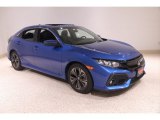 2018 Aegean Blue Metallic Honda Civic EX Hatchback #138442948