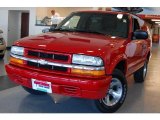 2002 Victory Red Chevrolet Blazer LS #13820904