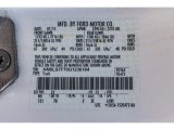 2016 Transit Connect Color Code for Frozen White - Color Code: Z2