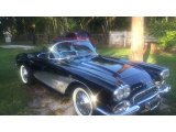 1961 Tuxedo Black Chevrolet Corvette Convertible #138485386