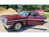 1964 Burgundy Chevrolet Impala SS Coupe #138489786