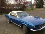 1968 Acapulco Blue Metallic Ford Mustang Convertible #138485970