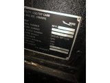 1991 Hummer H1 Soft Top Info Tag