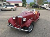 1952 Autumn Red MG TD Roadster #138489710