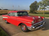 1957 Vermillion Red Chevrolet Bel Air Hard Top #138489699