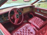 1985 Cadillac Eldorado Biarritz Convertible Carmine Red Interior