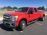 2011 Vermillion Red Ford F450 Super Duty Lariat Crew Cab 4x4 Dually #138485249