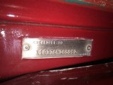 1966 Chevrolet Chevy II Nova SS Sport Coupe Info Tag