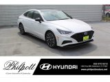 2020 Quartz White Hyundai Sonata SEL Plus #138487837