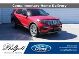 2020 Rapid Red Metallic Ford Explorer Platinum 4WD #138487836