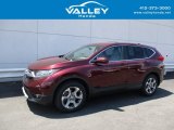 2017 Basque Red Pearl II Honda CR-V EX AWD #138486540