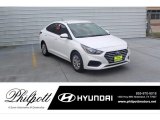 2020 Frost White Pearl Hyundai Accent SE #138487821