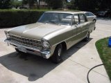 1967 Chevrolet Chevy II Nova Sedan Front 3/4 View