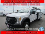 2017 Oxford White Ford F450 Super Duty XL Crew Cab 4x4 Chassis #138488450