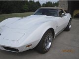 1973 Classic White Chevrolet Corvette Convertible #138485840