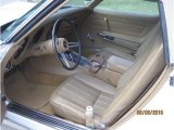 1973 Chevrolet Corvette Convertible Medium Saddle Interior