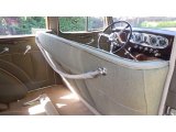 1937 Packard Super Eight Sedan Rear Seat